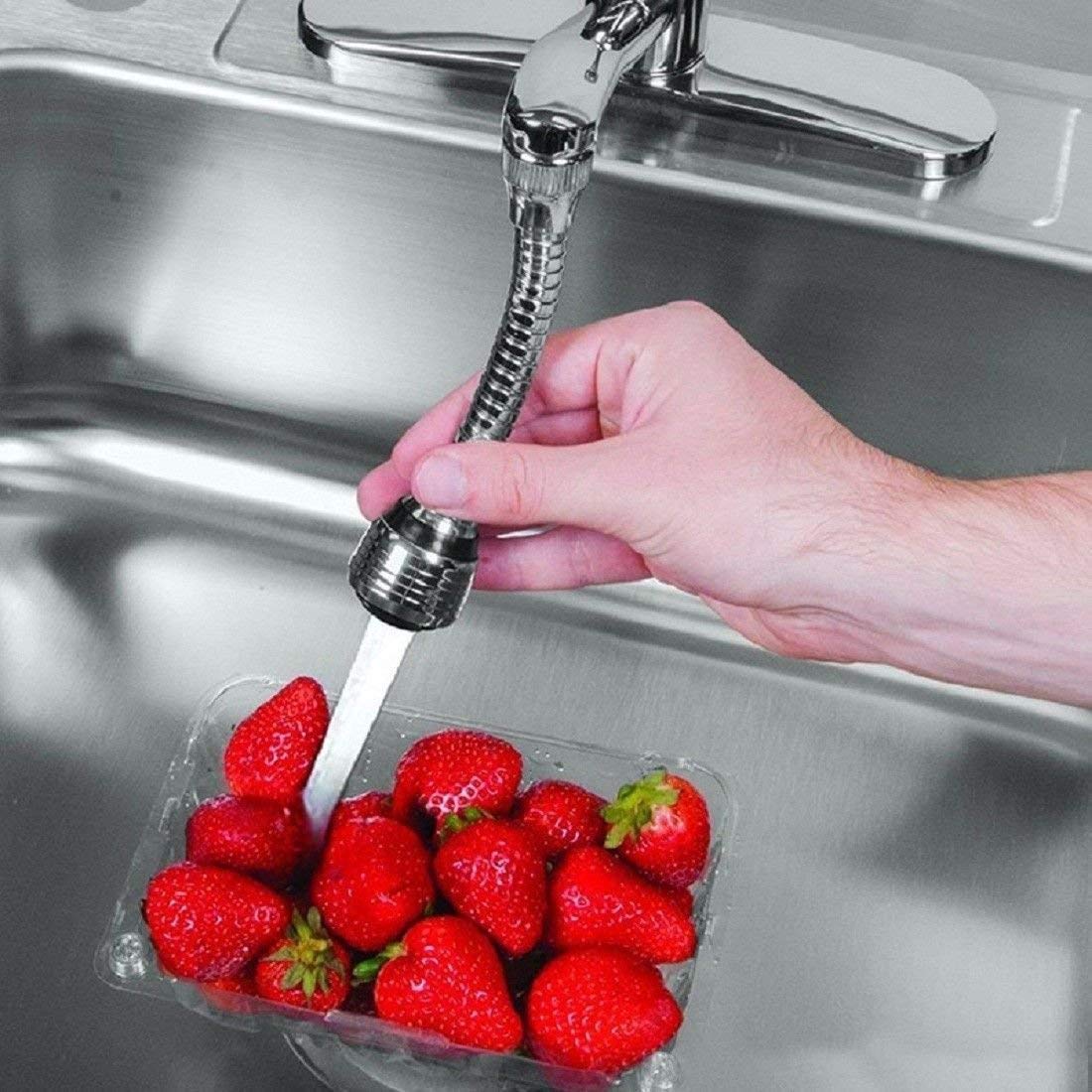 0567 Turbo Flex 360 Degree Rotatory Flexible Sink Water Saving Faucet Nozzle Sprayer - SkyShopy 0567 Turbo Flex 360 Degree Rotatory Flexible Sink Water Saving Faucet Nozzle Sprayer - SkyShopy